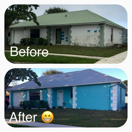 Before and After Painting Services Palm Harbor